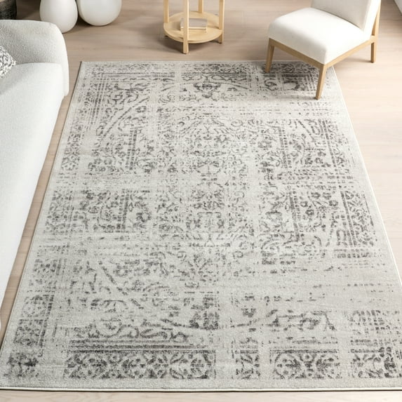 nuLOOM Arlena Vintage Traditional Area Rug, 8' 10" x 12', Arlena Grey