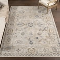 thumbnail image 1 of nuLOOM Arleth Indoor/Outdoor Machine Washable Area Rug, 4' x 6', Arleth Cream, 1 of 9