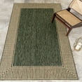 thumbnail image 1 of nuLOOM Asha Simple Striped Indoor/Outdoor Area Rug, 4' x 6', Asha Green, 1 of 9