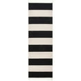 thumbnail image 1 of nuLOOM Ashley Striped Runner Rug, 2' 6" x 8', Black, 1 of 2