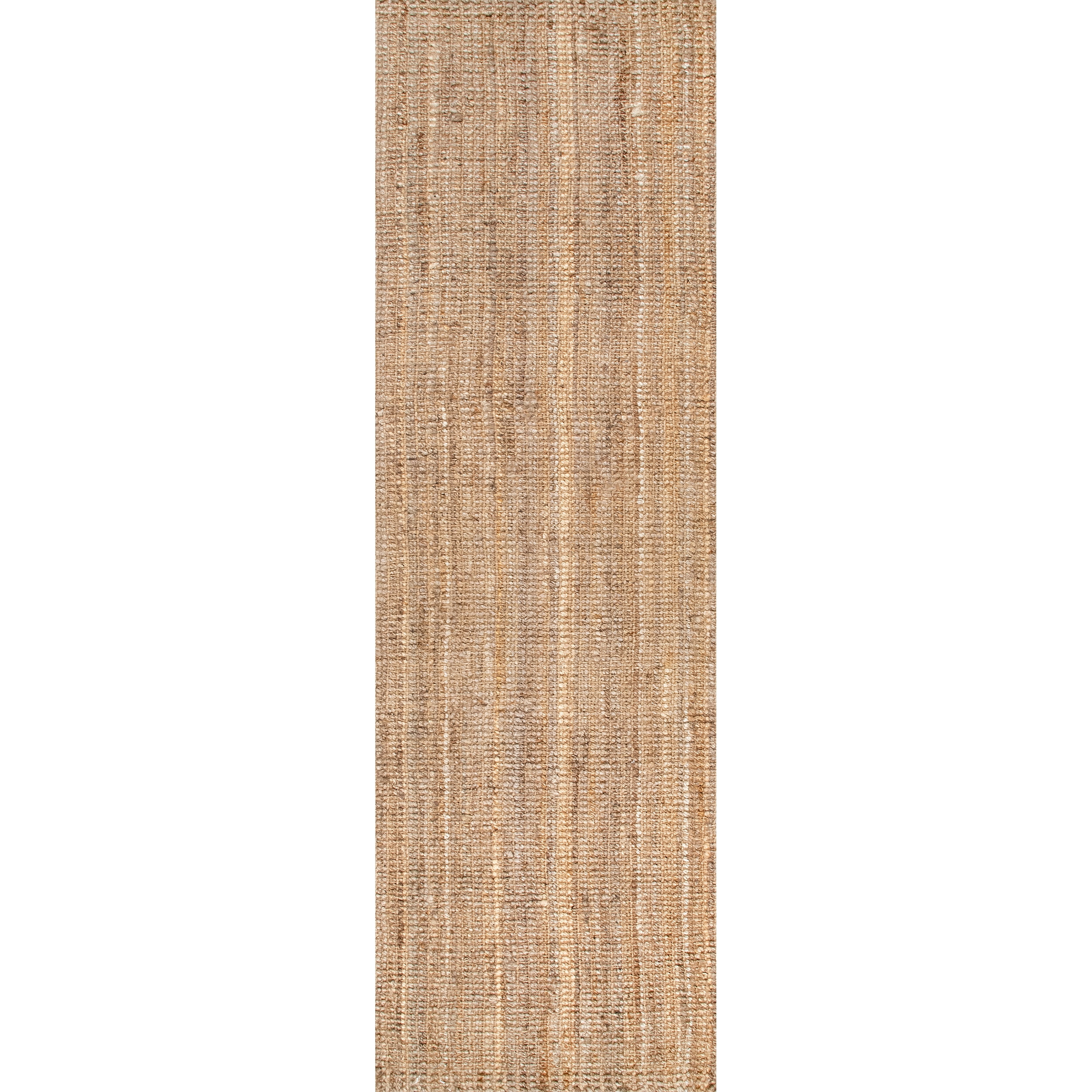 Handwoven Natural Jute Runner Rug, 2'6" x 6'