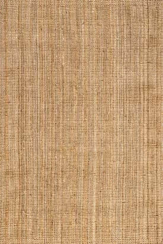 Natural Handcrafted Jute Runner Rug, 2' 6" x 8'