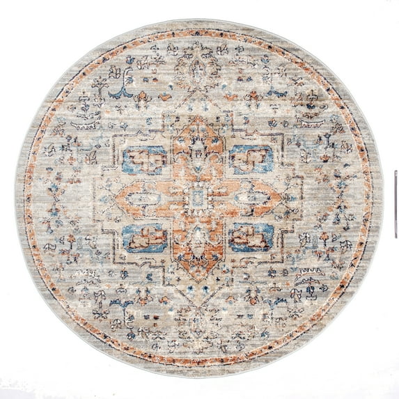 nuLOOM Astra Persian Vintage Area Rug, 5', Beige
