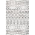 thumbnail image 1 of nuLOOM Audrey Machine Washable Geometric Moroccan Area Rug, 6' 7" x 9', Ivory, 1 of 2