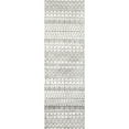 thumbnail image 1 of nuLOOM Audrey Machine Washable Geometric Moroccan Runner Rug, 2' 6" x 8', Ivory, 1 of 2