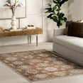 thumbnail image 1 of nuLOOM Avalon SpinClean Multi Medallion Machine Washable Area Rug, 5' x 8', Avalon Sienna Brown, 1 of 8