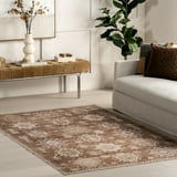 nuLOOM Avalon SpinClean Multi Medallion Machine Washable Area Rug, 4' x ...