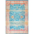 thumbnail image 1 of nuLOOM Azalea Persian Printed Flatweave Area Rug, 7' 10" x 10', Blue, 1 of 2