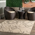thumbnail image 1 of nuLOOM Azalea Tribal Indoor/Outdoor Area Rug, 8' x 10', Off White, 1 of 2