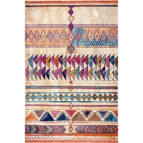 nuLOOM Aztec Atzi Area Rug, 8' 10" x 12', Orange