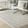 thumbnail image 1 of nuLOOM Aztec Coyote Area Rug, 6' 7" x 9', Coyote Beige, 1 of 5