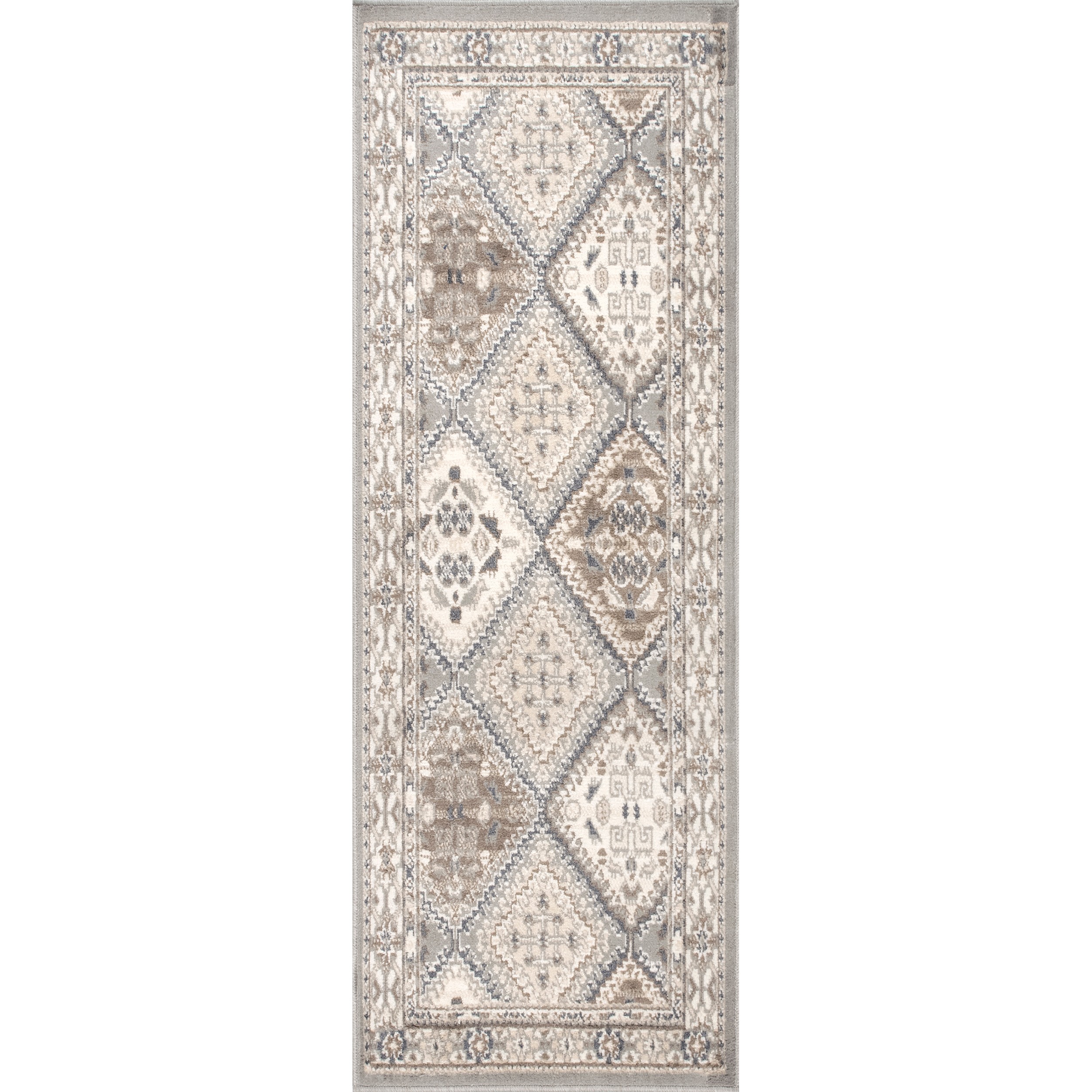 nuLOOM Elijah Seagrass Natural Runner Rug, 2' 6" x 6', Beige