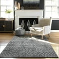 thumbnail image 1 of nuLOOM Bexley Faded Banded Tribal Area Rug, 8' x 10', Bexley Grey, 1 of 5