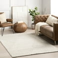thumbnail image 1 of nuLOOM Bijorne Modern Geometric Wool Area Rug, 4' x 6', Bijorne Ivory, 1 of 9