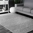 thumbnail image 1 of nuLOOM Braided Chunky Woolen Cable Area Rug, 1 of 2