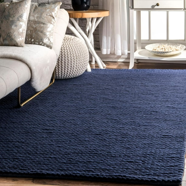 nuLOOM Braided Chunky Woolen Cable Area Rug