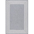 thumbnail image 1 of nuLOOM Braided Kaiser Pinstripe Border Area Rug or Runner, 1 of 7
