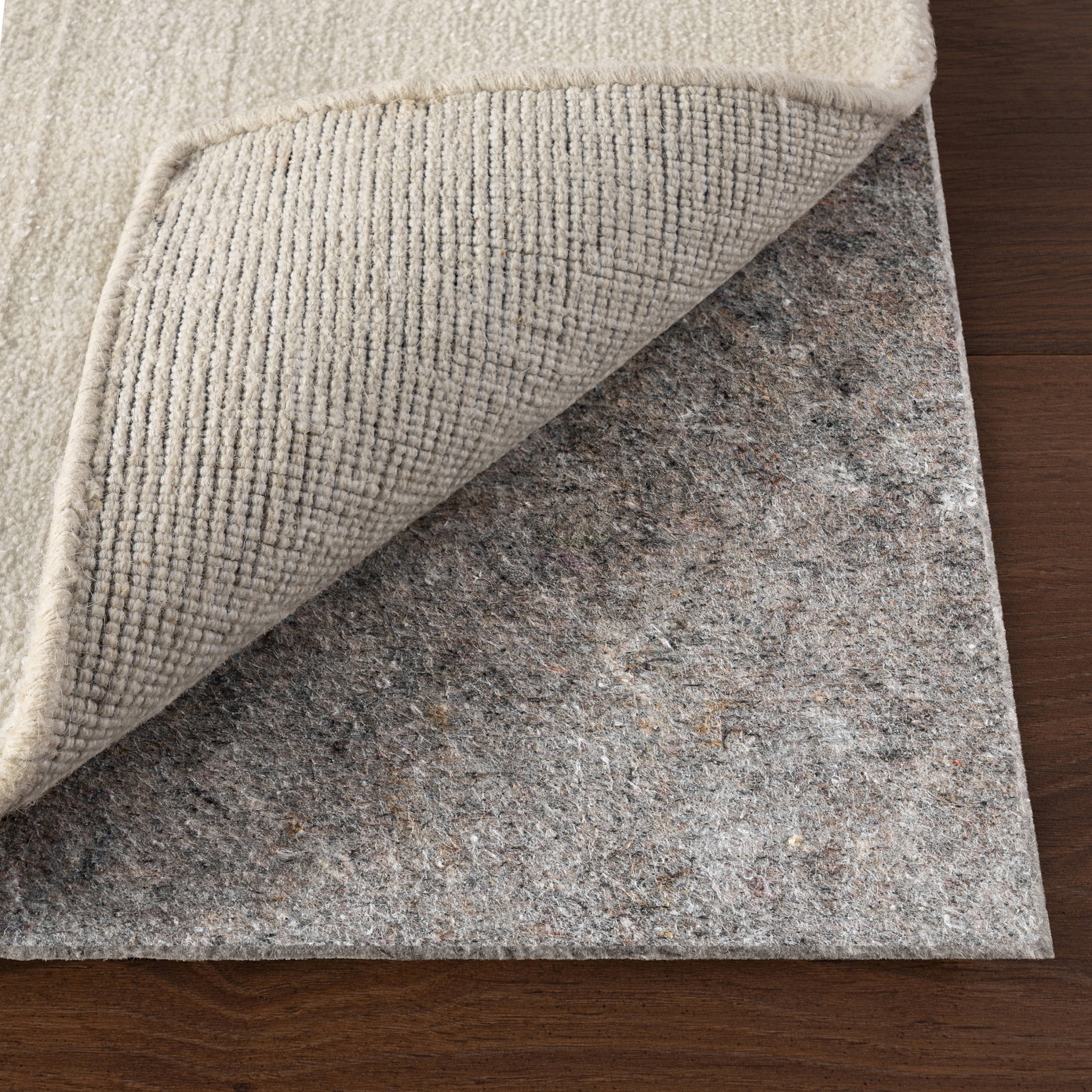 Eco-Friendly Gray Non-Slip Rug Pad with PVC Backing