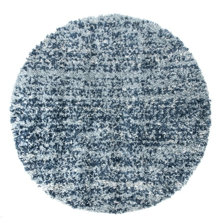 nuLOOM Brooke Contemporary Shag Area Rug, 4', Blue