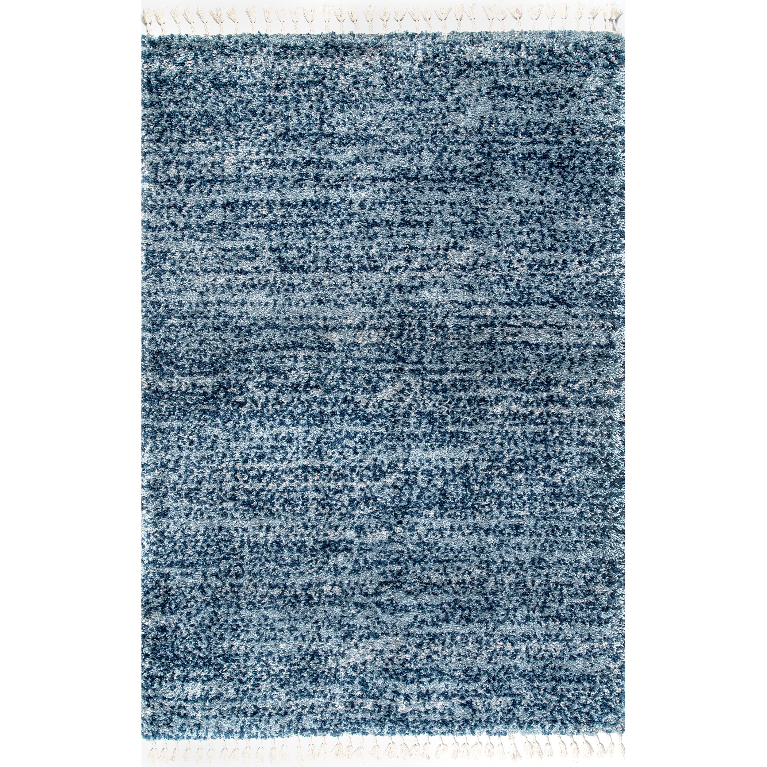 nuLOOM Brooke Contemporary Shag Area Rug, 7' 10" x 11', Blue
