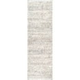 thumbnail image 1 of nuLOOM Brooke Contemporary Shag Runner Rug, 2' 6" x 8', Ivory, 1 of 9