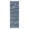 thumbnail image 1 of nuLOOM Brooke Contemporary Shag Runner Rug, 2' 6" x 6', Blue, 1 of 9