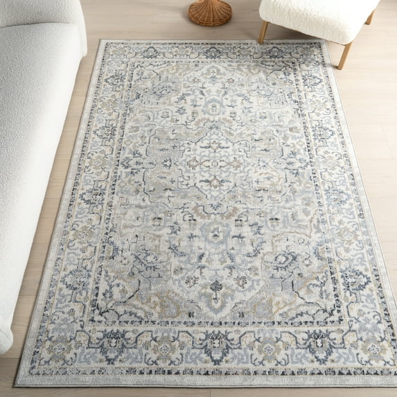 nuLOOM Cady Machine Washable Transitional Area Rug, 9' x 12', Blue