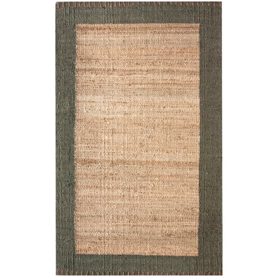nuLOOM Cameron Hand Woven Jute Accent Rug, 3' x 5', Natural