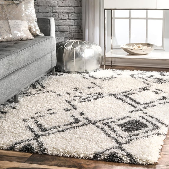 nuLOOM Candice Faded Shaggy Area Rug