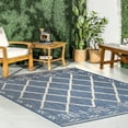 thumbnail image 1 of nuLOOM Candice Moroccan Geometric Trellis Indoor/Outdoor Area Rug, 8' x 10', Blue, 1 of 2