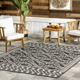 thumbnail image 1 of nuLOOM Cari Moroccan Tribal Indoor/Outdoor Area Rug, 8' x 10', Black, 1 of 9