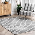 thumbnail image 1 of nuLOOM Carly Raised Fishnet Trellis Area Rug, 1 of 4