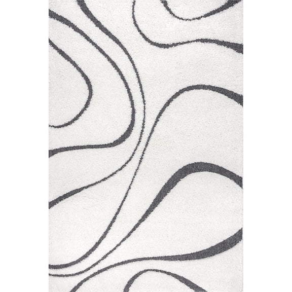 nuLOOM Carolyn Modern Shag Area Rug, 10' x 14', Beige