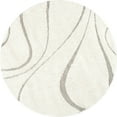 thumbnail image 1 of nuLOOM Carolyn Modern Shag Area Rug, 7' 10" Round, Cream, 1 of 7