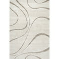 thumbnail image 1 of nuLOOM Carolyn Modern Shag Area Rug, 7' 10" Square, Cream, 1 of 9