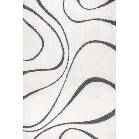 nuLOOM Carolyn Modern Shag Area Rug, 7' 10" x 10', Beige