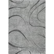 nuLOOM Carolyn Modern Shag Area Rug, 7' 10" x 10', Dark Gray