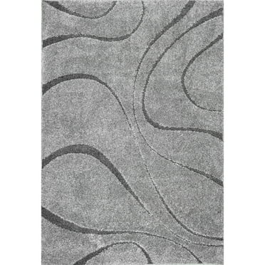 nuLOOM Carolyn Modern Shag Area Rug, 7' 10" x 10', Dark Gray