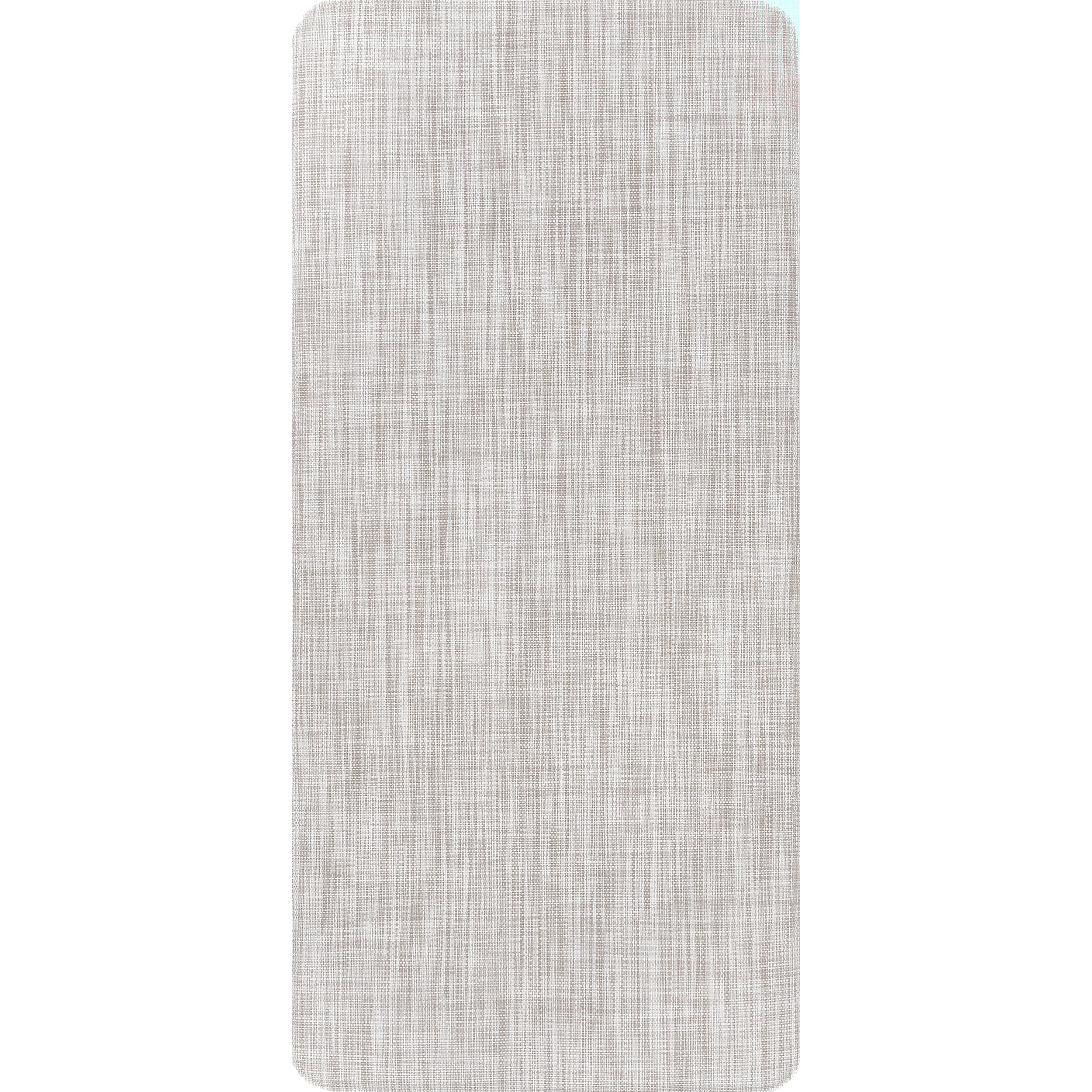 Off-White Synthetic Non-Slip Rectangular Comfort Mat 20" x 42"