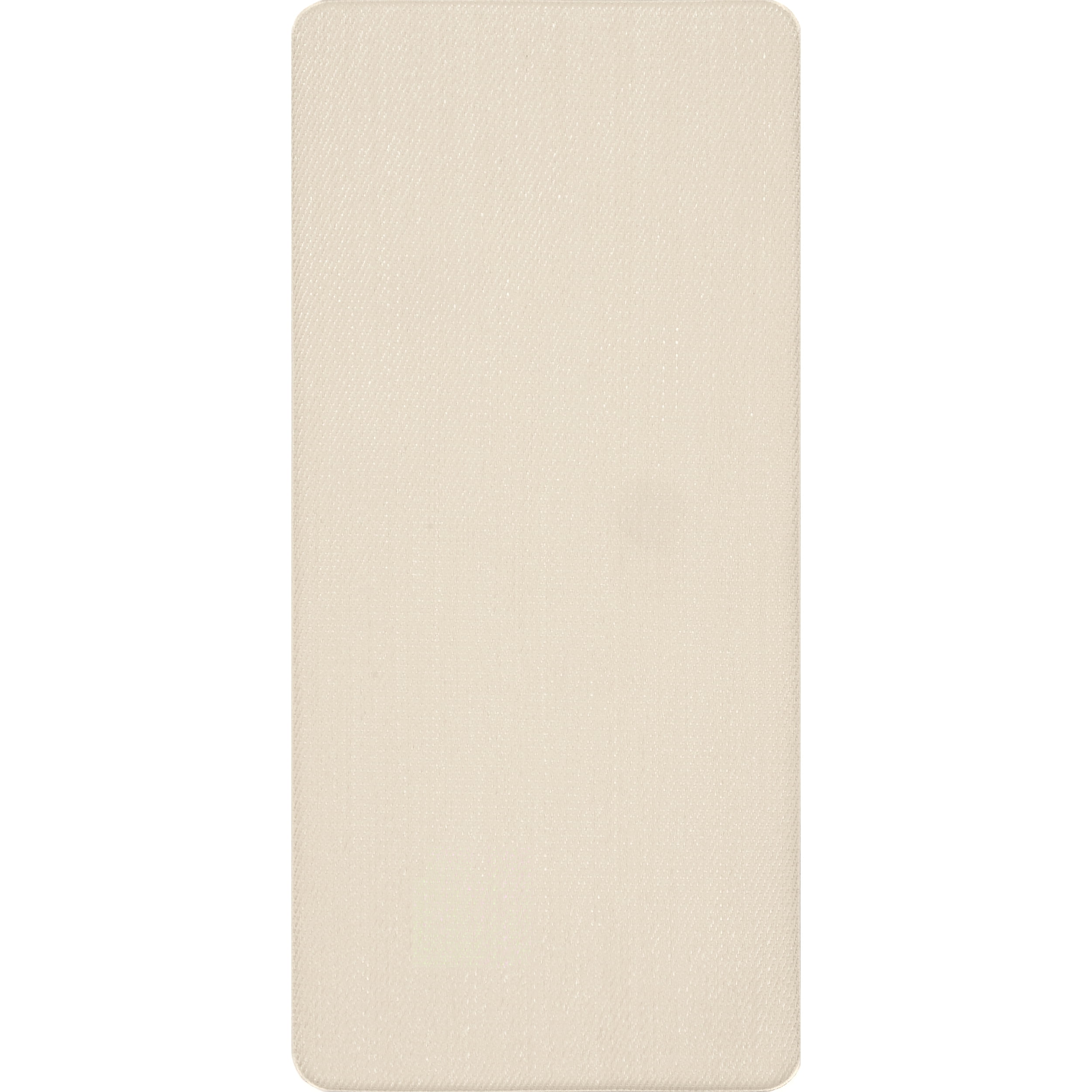 Ivory Braided Non-Slip Synthetic Comfort Mat, 31x19
