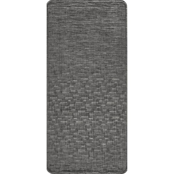 nuLOOM Casual Crosshatched Anti Fatigue Kitchen or Laundry Room Comfort Mat, 18" x 30", Dark Gray