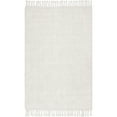 thumbnail image 1 of nuLOOM Casual Keren Wool Area Rug, 5' x 8', Off White, 1 of 4