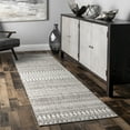 thumbnail image 1 of nuLOOM Catherina Transitional Geometric  Area Rug, 2' x 6', Runner, Catherina Grey, 1 of 14