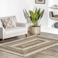 thumbnail image 1 of nuLOOM Charlene Braided Border Jute Area Rug, 7' 6" x 9' 6", Charlene Natural, 1 of 9