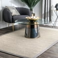 thumbnail image 1 of nuLOOM Chloe Bordered Sisal Area Rug, 6' x 9', Gray, 1 of 2