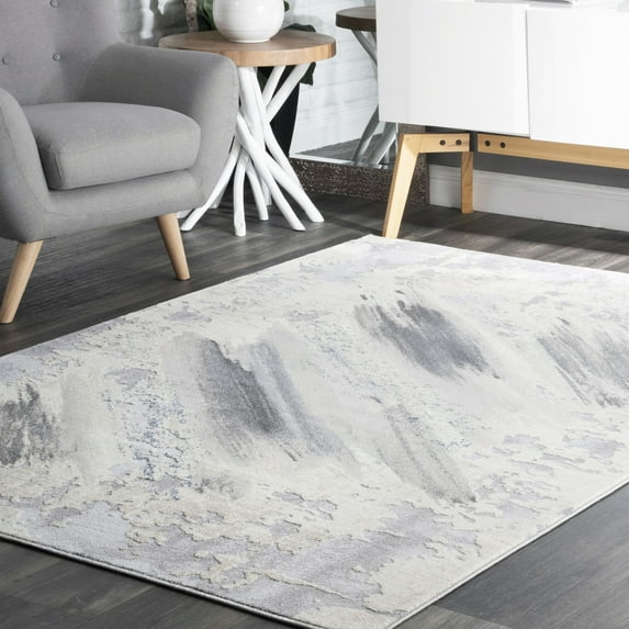 nuLOOM Chroma Abstract Area Rug, 5' x 8', Chroma Grey