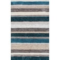thumbnail image 1 of nuLOOM Classie Hand Tufted Shag Area Rug, 4', Blue Multi, 1 of 3