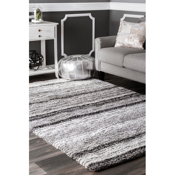nuLOOM Hand-Tufted Classie Shag Area Rug or Runner