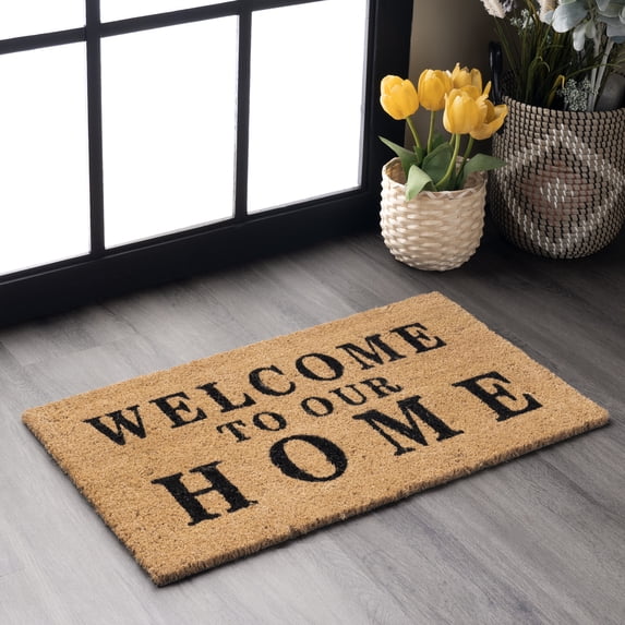 nuLOOM Coir Welcome Home Doormat
