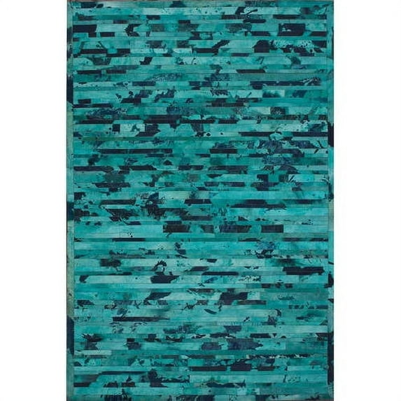 nuLOOM Color Patchwork Cowhide Area Rug